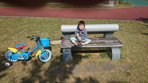 14日・次男と県総合運動公園デート！
